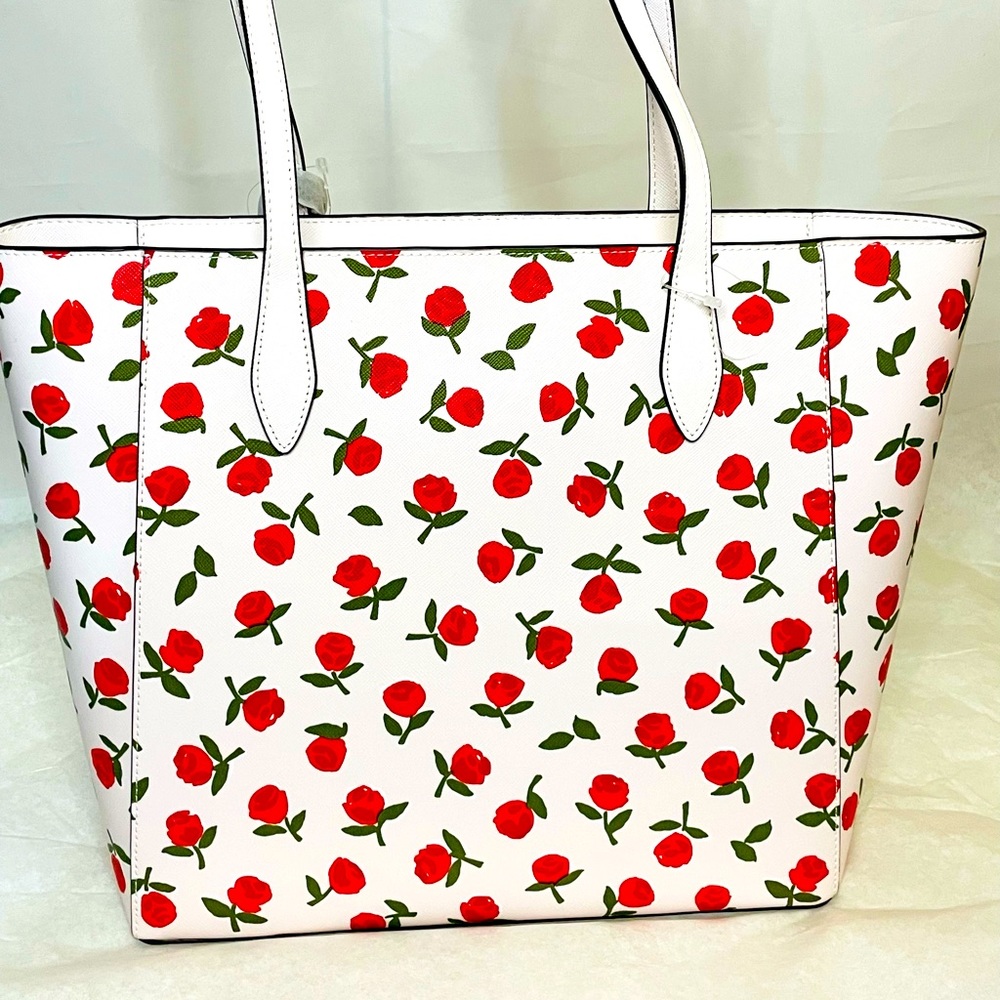 NWT Kate Spade Dana floral tote with matching bifold wallet - Picture 3 of 15